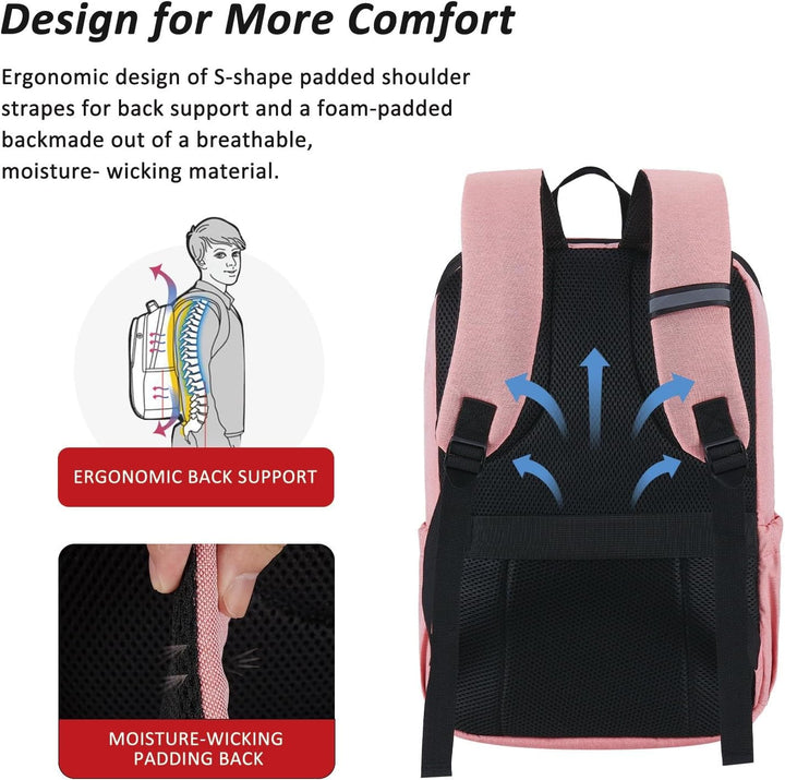 MAXTOP Mochila para portátil de almacenamiento profundo con puerto...