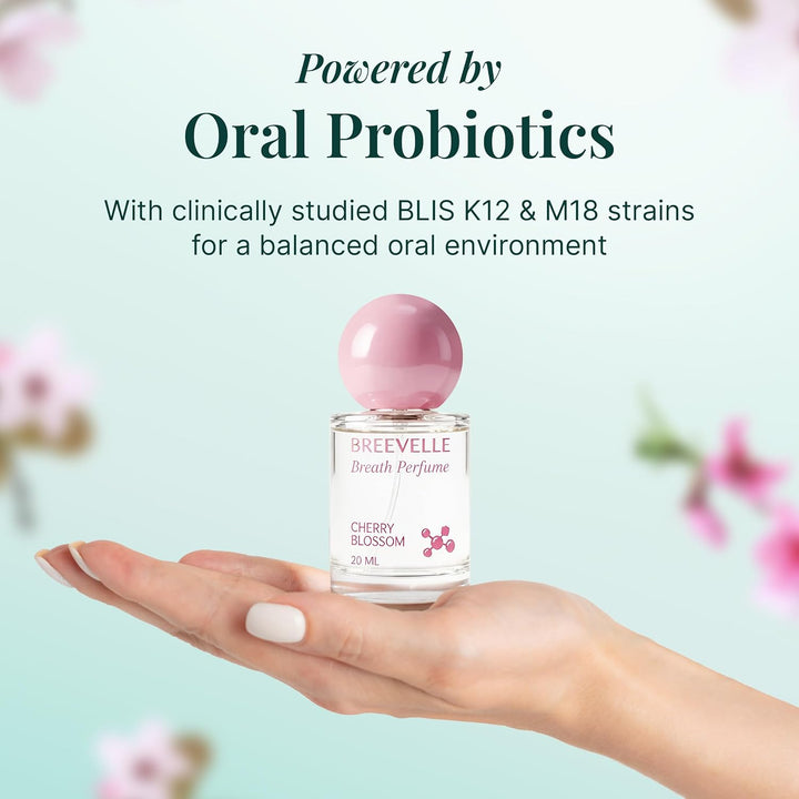 Breevelle The Breath Perfume - Spray oral | Sabor a flor de cerezo...