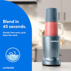 nutribullet® Turbo Tumbler Edition, licuadora personal, Azul Tormenta