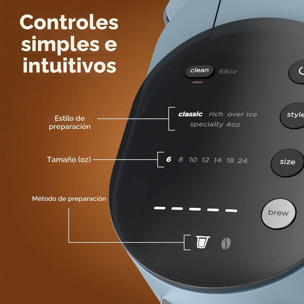 Ninja XL - Cafetera de una sola porción - Máquina combinada, cápsulas K-Cup