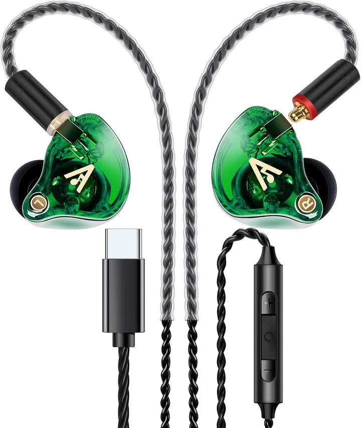Vibes 202MC USB-C Auriculares con Cable - Auriculares Intraurales U...