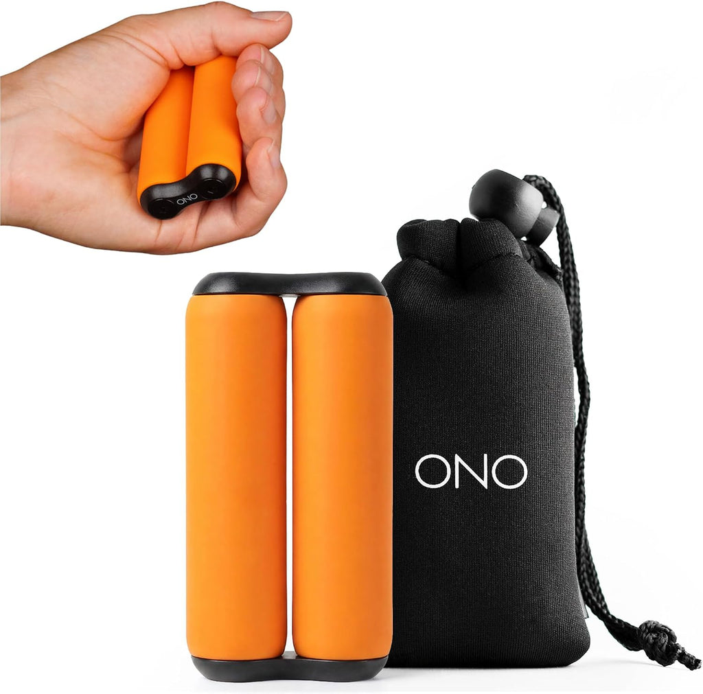 ONO Roller - Juguete antiestrés de mano para adultos | Ayuda a aliviar el estrés, la ansiedad, la tensión | Promueve el enfoque, la claridad | Diseño compacto y portátil (naranja, tamaño junior