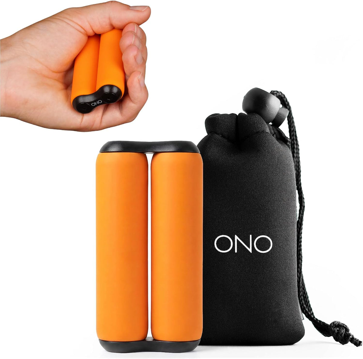 ONO Roller - Juguete antiestrés de mano para adultos | Ayuda a aliviar el estrés, la ansiedad, la tensión | Promueve el enfoque, la claridad | Diseño compacto y portátil (naranja, tamaño junior