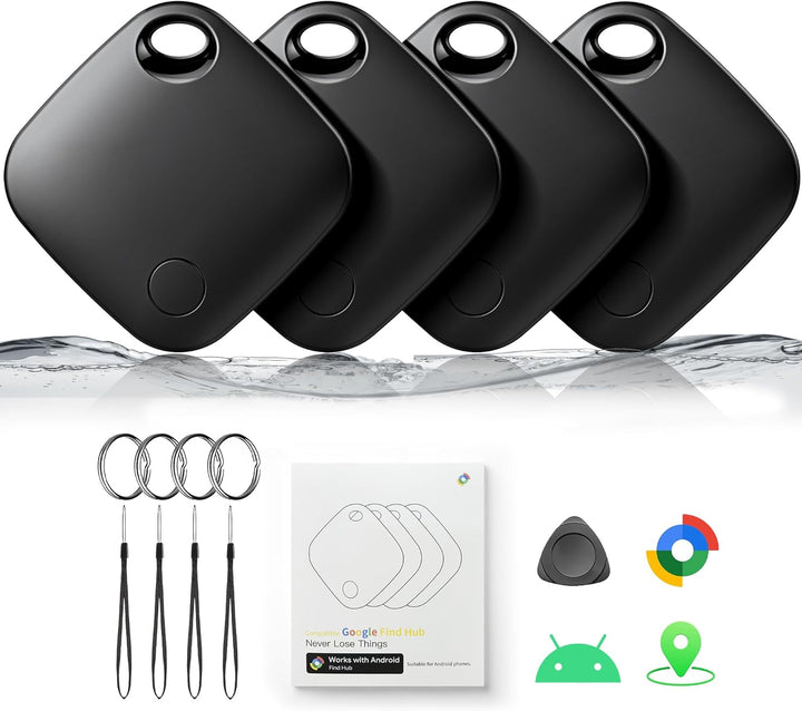 Paquete de 4 etiquetas Air Tracker para Android rastreador