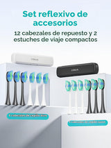 Cepillo de dientes eléctrico sónico COSLUS C40 para adultos, 47000V...