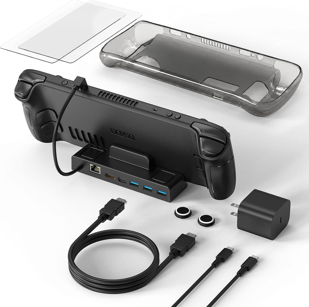 Base para cubierta de vapor, paquete de accesorios todo en uno para Steam