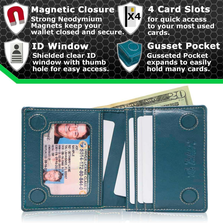 Cartera ID Stronghold - Billetera plegable con bloqueo RFID para ho...