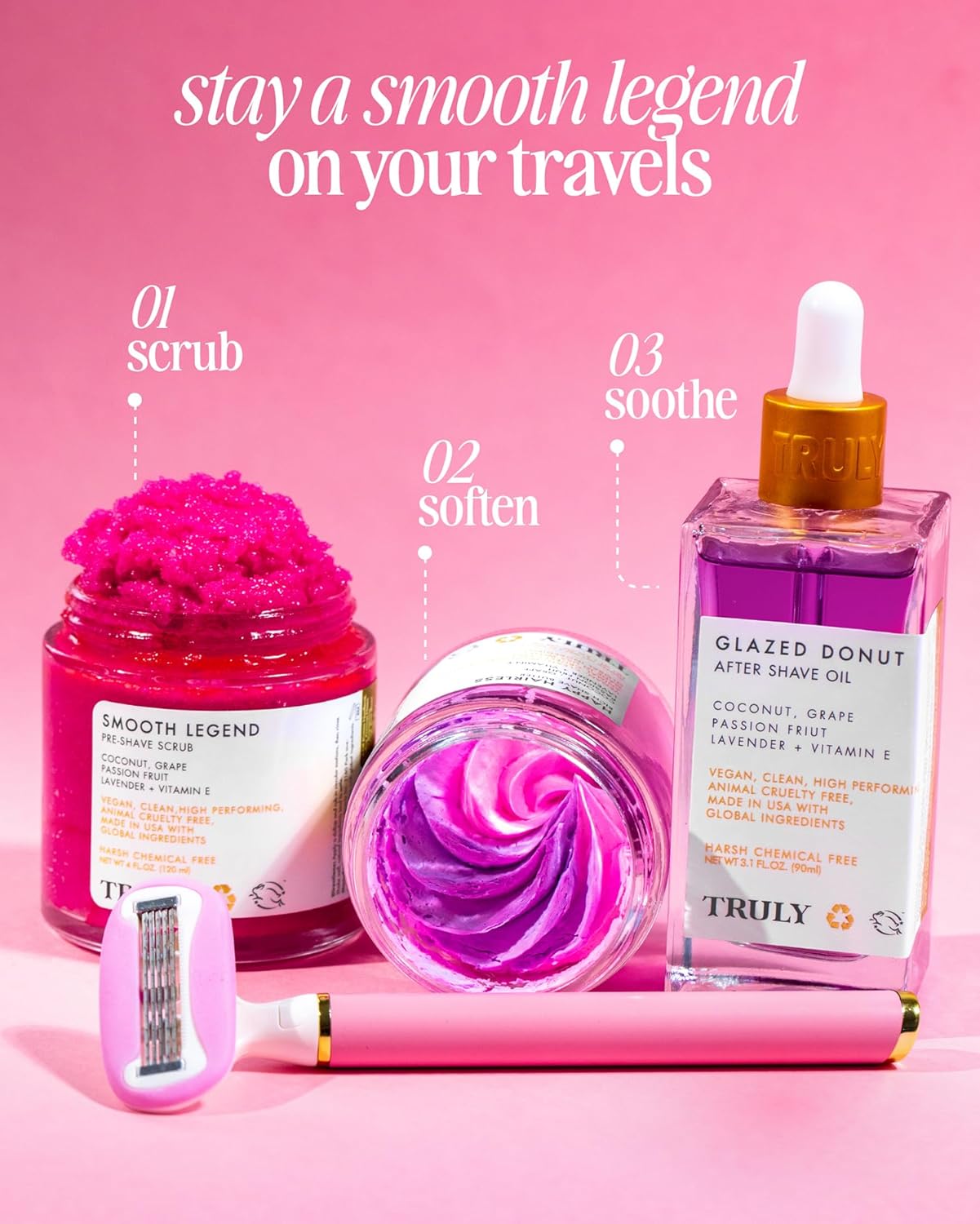 Set de Afeitado de Lujo Truly | La colección definitiva de afeitado...