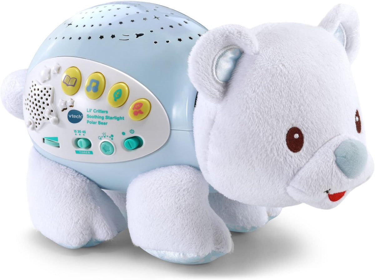 VTech Baby Lil' Critters Proyector Relajante de Luz Estelar con Oso Polar para Guardería