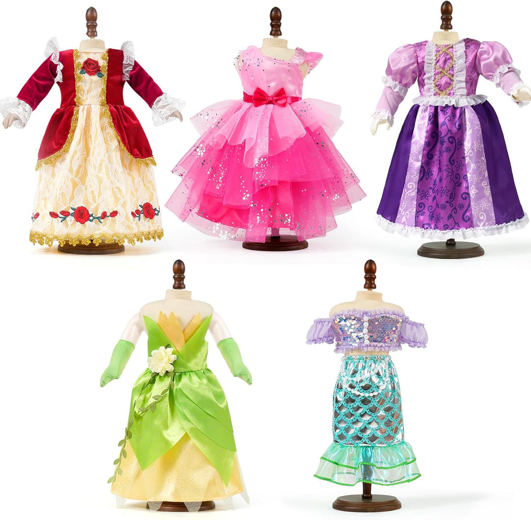 WONDOLL Ropa y accesorios para muñecas de 18 pulgadas, conjunto de...