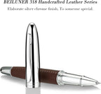BEILUNER - Bolígrafo de cuero exquisito, aspecto elegante, lujoso