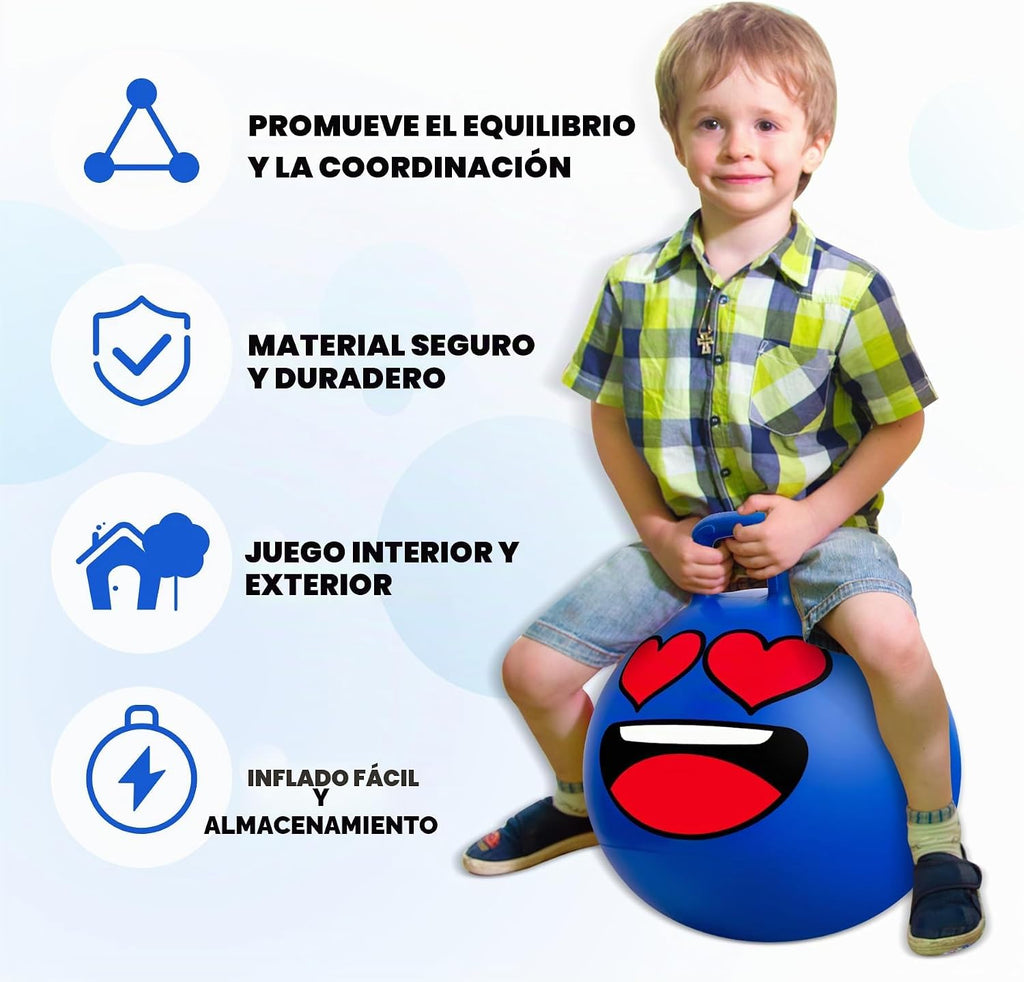 Upper Rider Paquete de 6 bolas de tolva para niños de 3 a 8 años, pelota