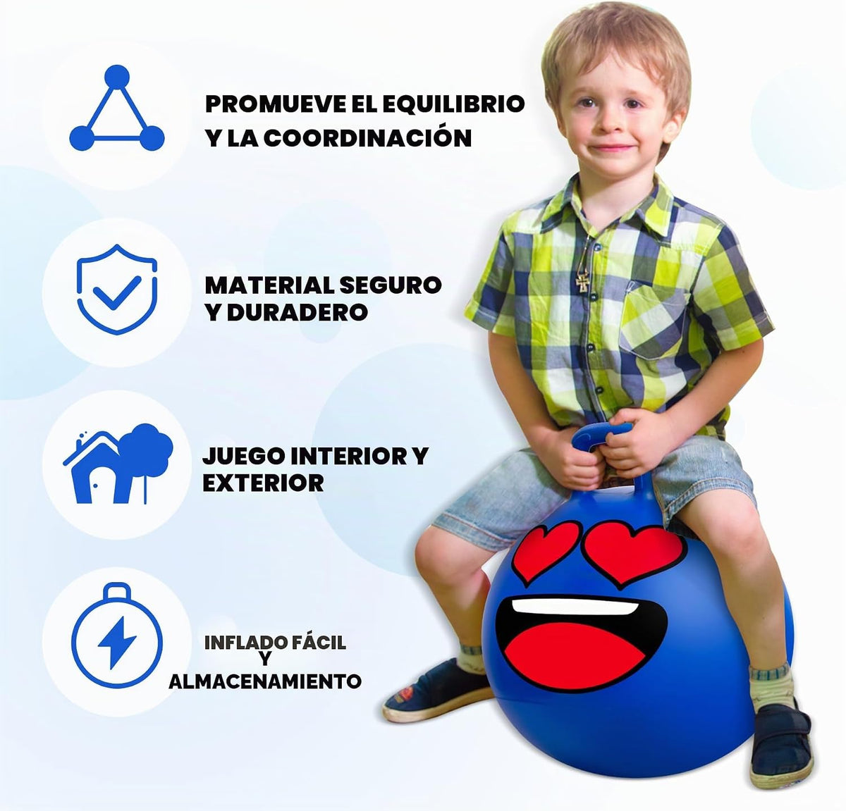 Upper Rider Paquete de 6 bolas de tolva para niños de 3 a 8 años, pelota