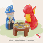 HappyLand Juego de castillo mágico – Juguete plegable de castillo para