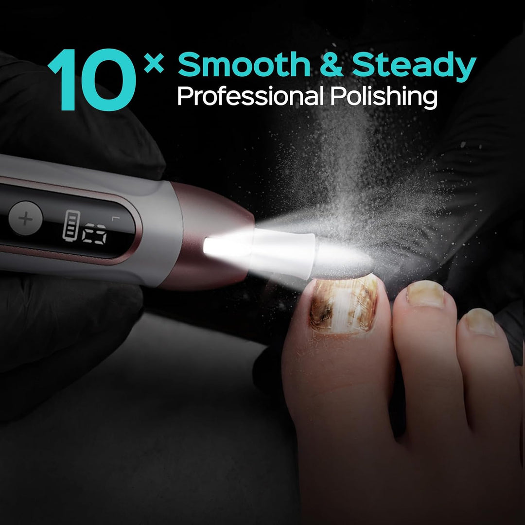 COSLUS C60 Kit de manicura profesional de pedicura: lima de uñas el...