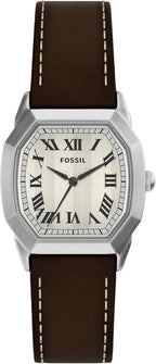 Fossil Reloj Harlow de acero inoxidable con tres manecillas para hombre