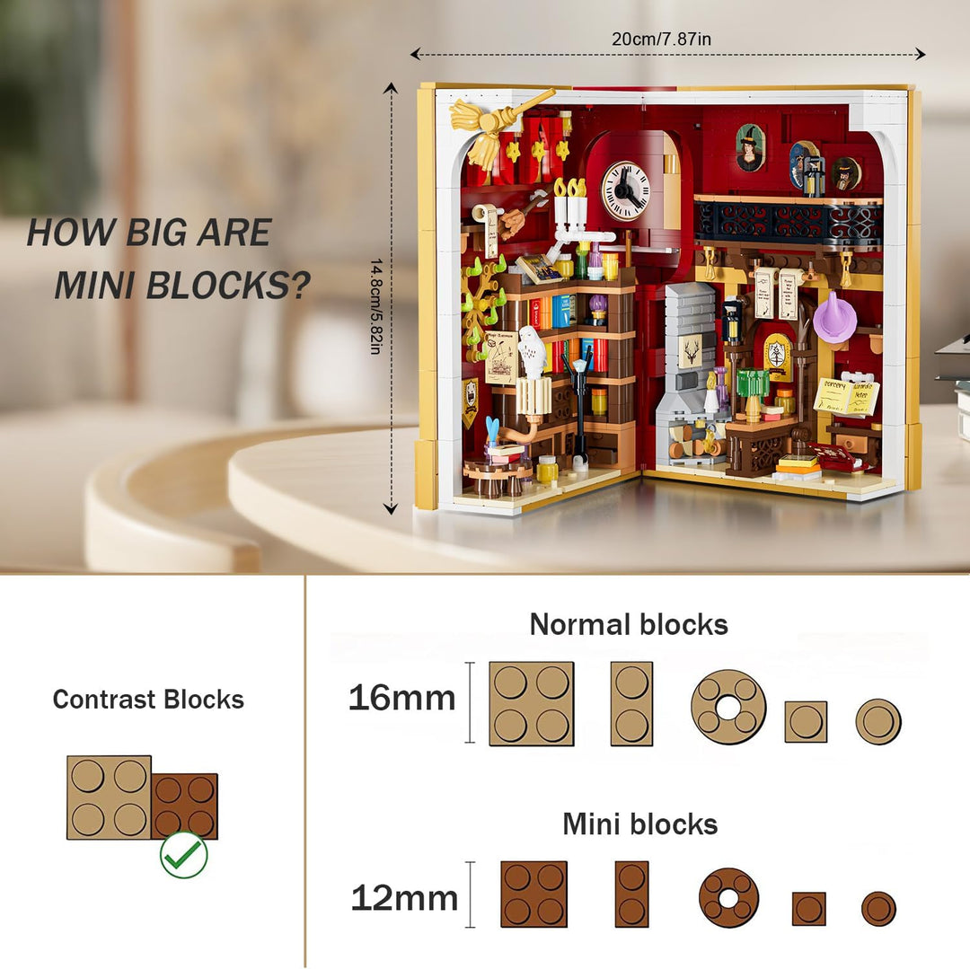 Juego de construcción Magic Booknook con luz LED 0142 in