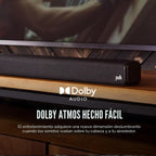 Sistema de barra de sonido Polk Audio Signa S4 Dolby Atmos 3D con subwoofer inalámbrico de 5.9"