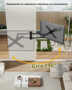 FORGING MOUNT Soporte de pared para TV de esquina de movimiento completo