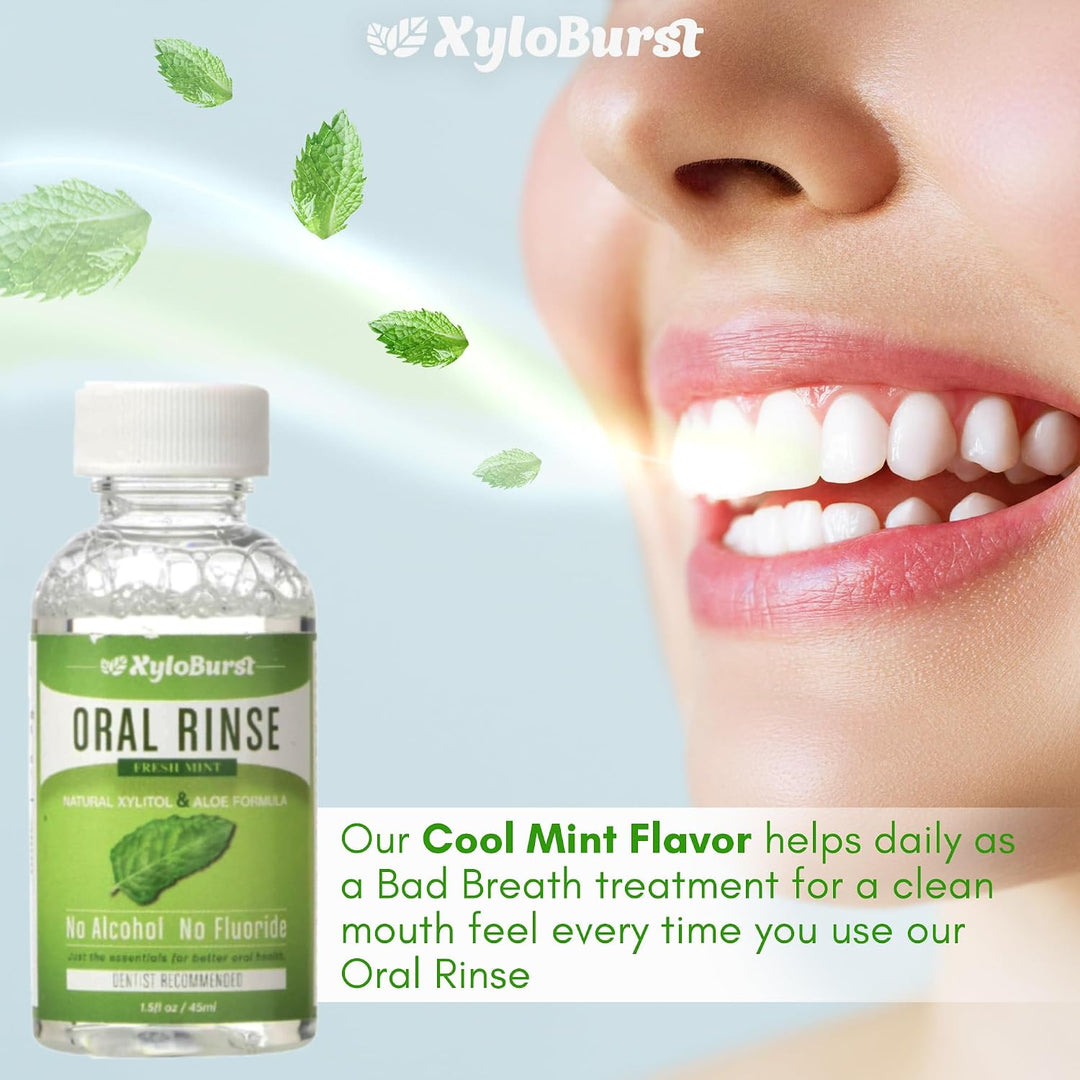 Xyloburst Enjuague bucal de enjuague bucal con xilitol natural, enj...