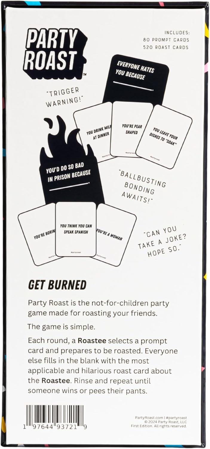 Salvaje, inteligente y realmente divertido | 600 tarjetas de asado sin miedo para adultos que pueden reírse de sí mismos | Perfecto para noches de juegos, despedidas de soltera y cenas |