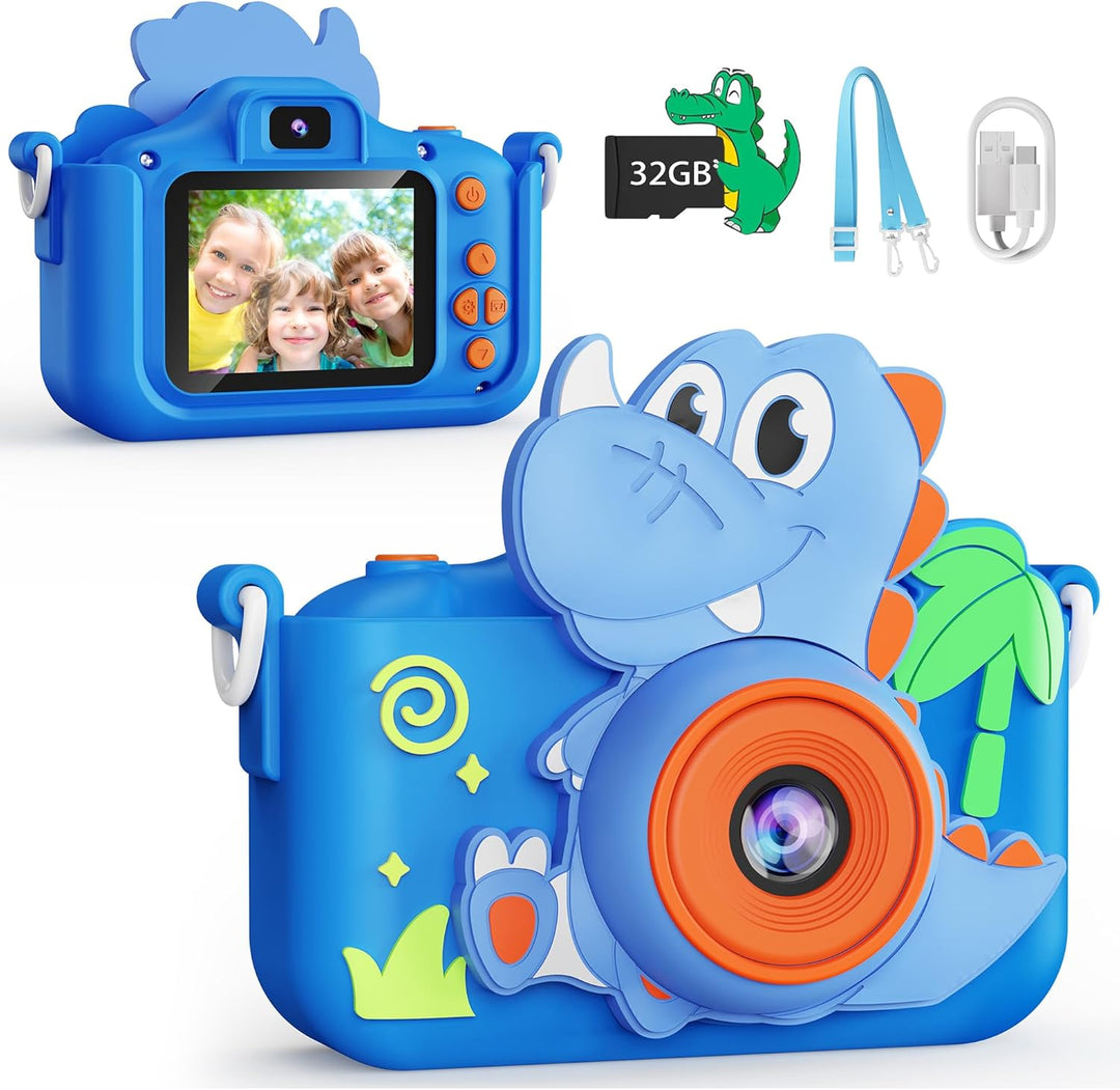 KOKODI Cámara digital de juguete para niños, regalos de cumpleaños...