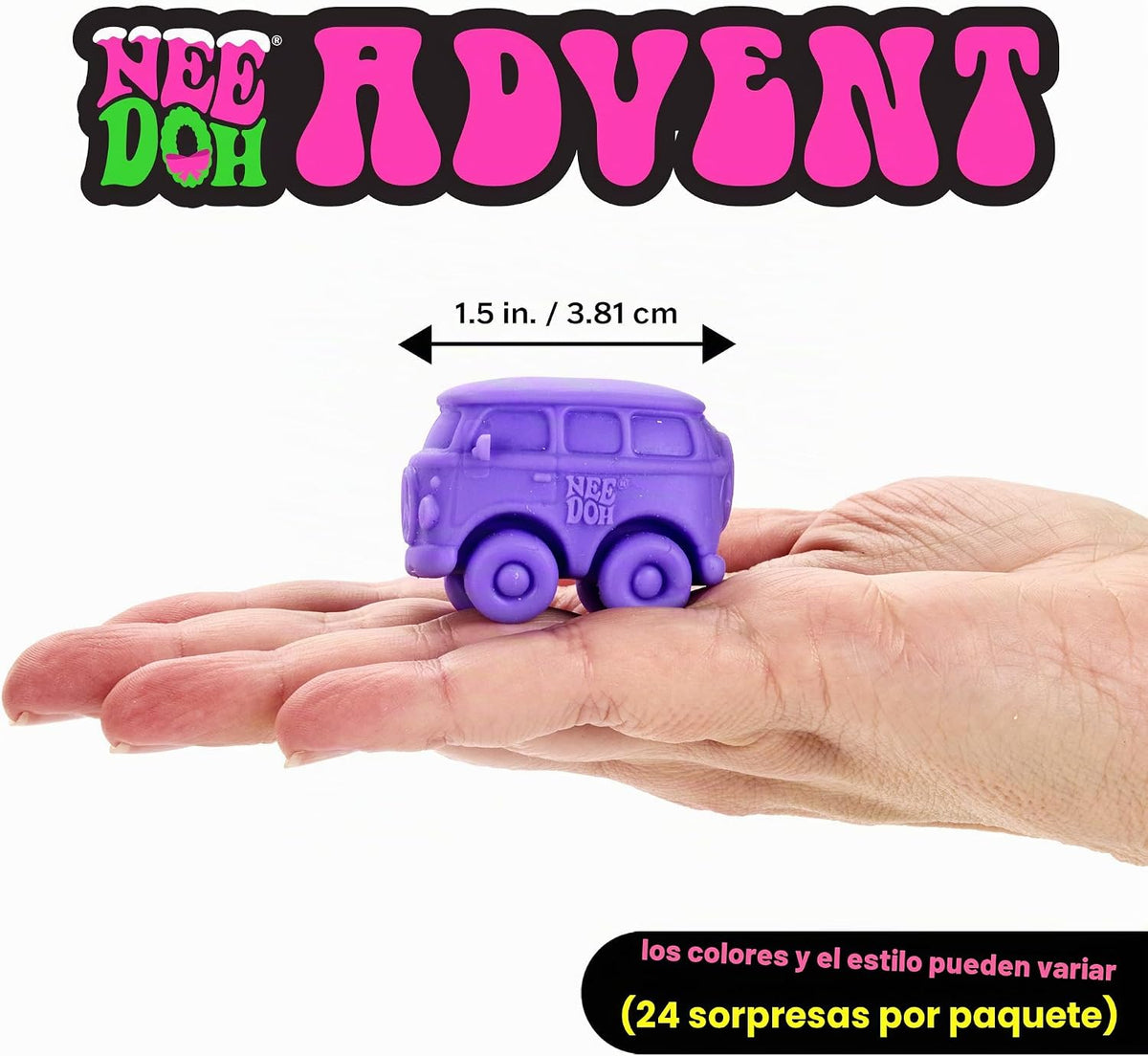 Schylling NeeDoh Squishmas Calendario de Adviento (paquete de 1)