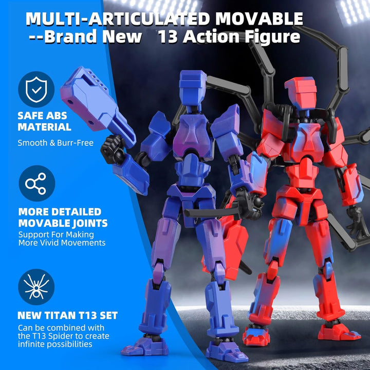 Conjunto de Figuras de Acción T-Spider13 - Figura de Acción Titan 1...
