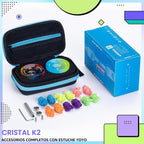 K2 Yoyo Crystal - Yoyo profesional sensible para niños principiantes