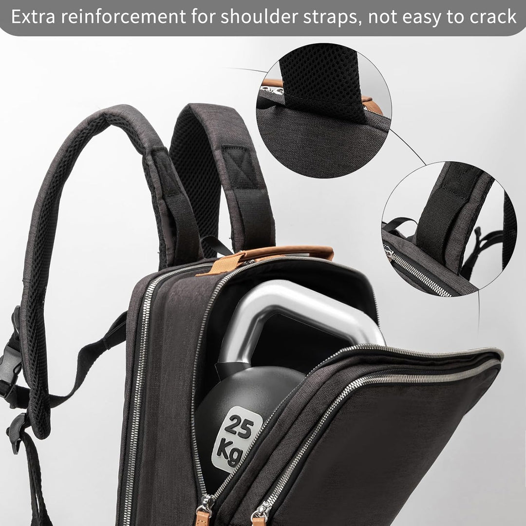 NOBLEMAN Mochila para portátil de viaje para hombres, resistente al...