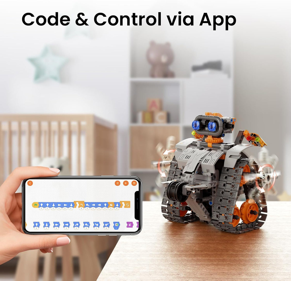 Sillbird Kit de construcción de robots con control remoto, regalos STEM