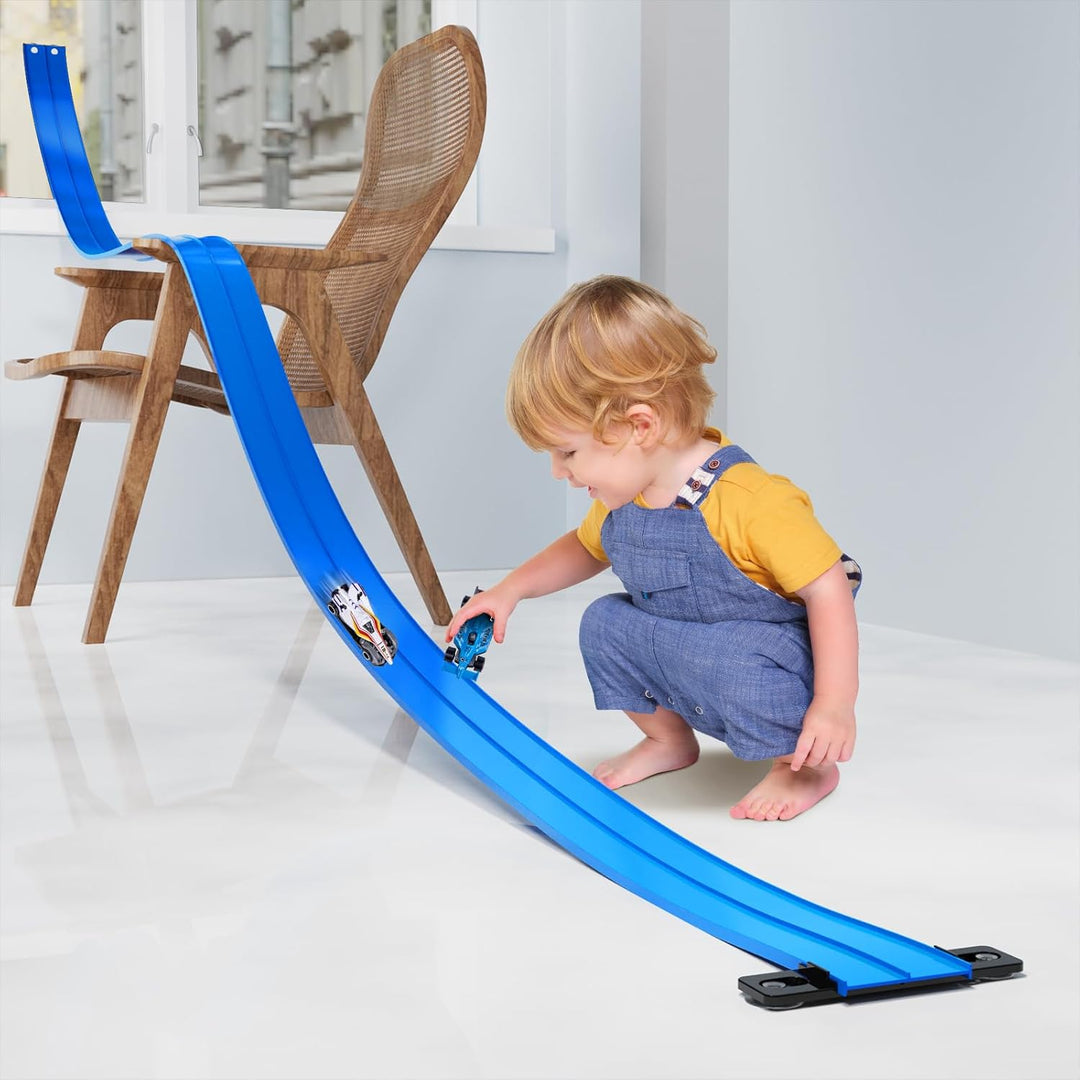 Pista de carreras flexible de 15 pies para niños pista de