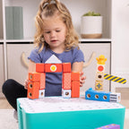 Melissa & Doug Blockables Rescue City - Juego de juguetes de construcción