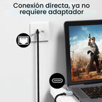 Cable USB-C a Ethernet 5FT, Tipo-C a RJ45 Gigabit Cable trenzado de nylon