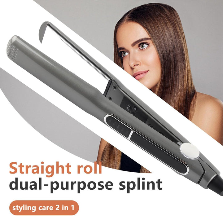 ANGGREK Plancha para el cabello, ajuste multiengranaje de 480 °F de...