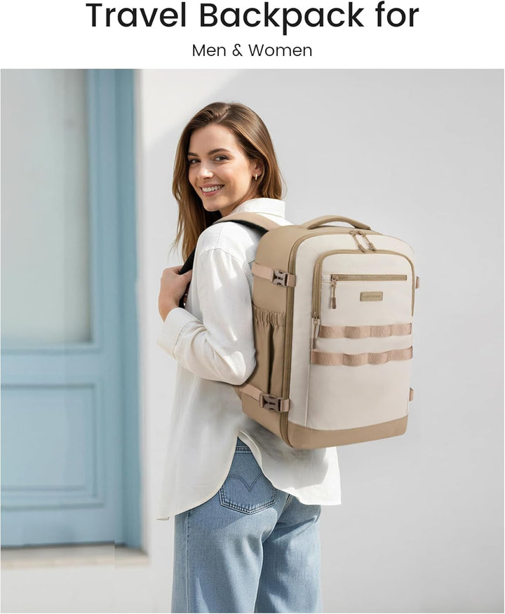 LOVEVOOK Mochila de viaje de 40L para mujeres y hombres, mochila de...