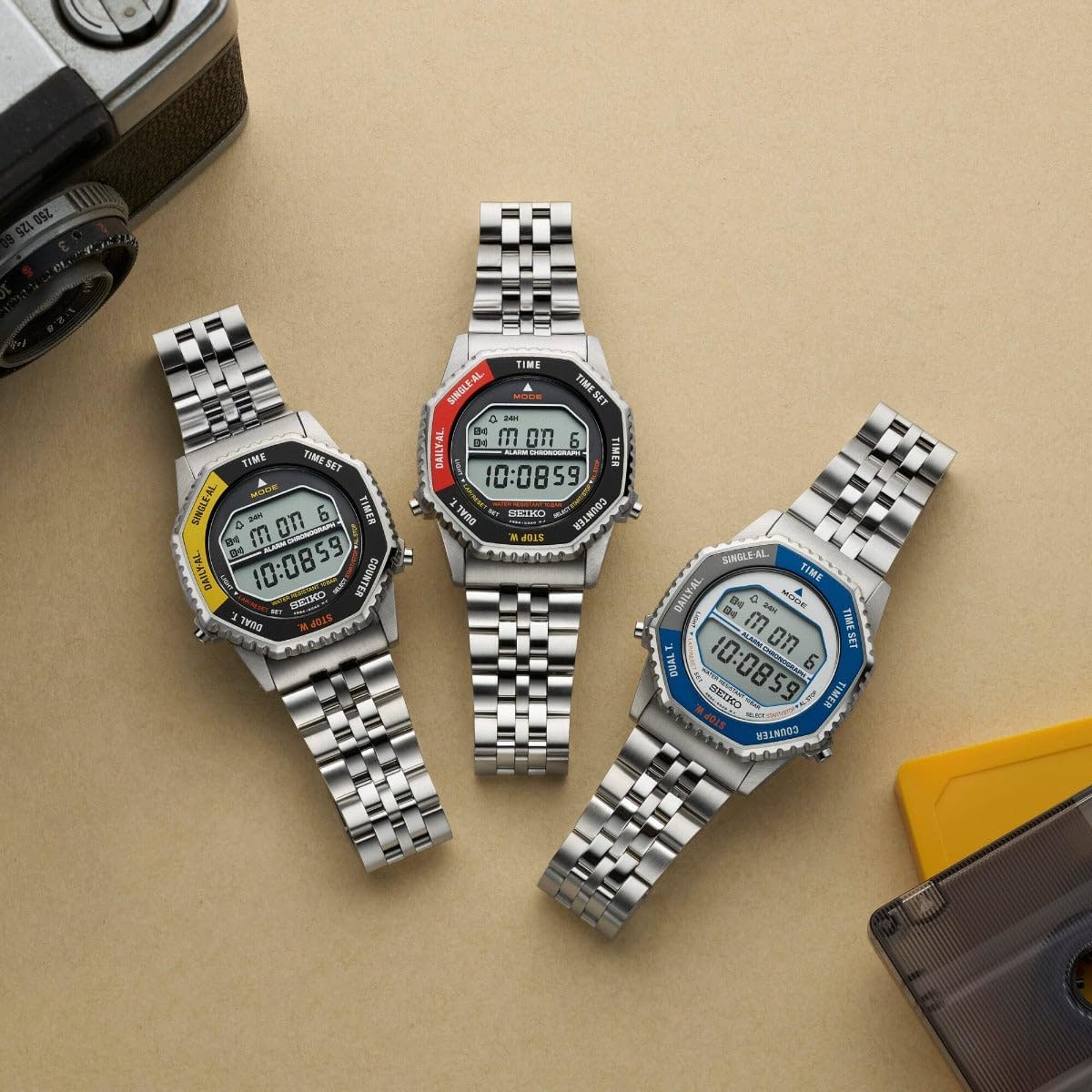 RELOJ SEIKO Rotocall Alarm Chronograph Cuarzo Digital SMGG19P1