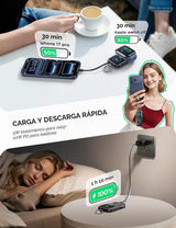 JOYROOM Cargador portátil para Apple Watch, batería externa de 5000...