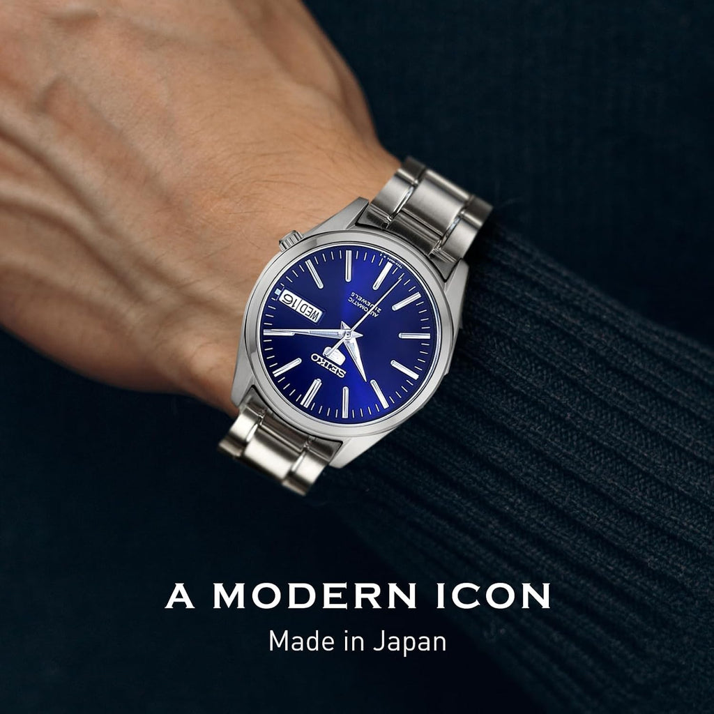 Seiko 5 Reloj de acero inoxidable para hombre