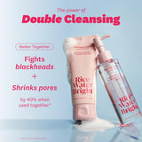 The Face Shop Rice Water Bright Dúo de Doble Limpieza con Ceramida,...