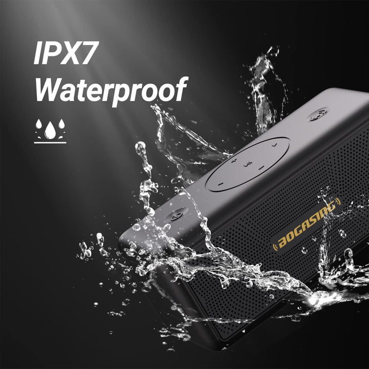 BOGASING Altavoces Bluetooth, altavoz inalámbrico portátil M5 con s...