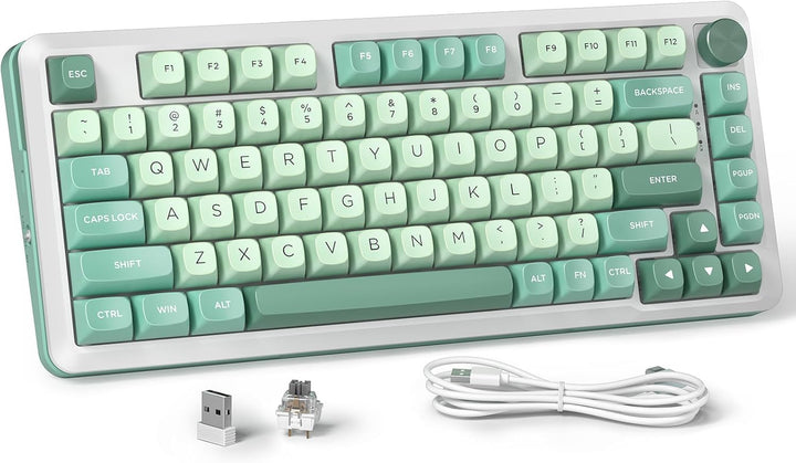 Redragon K681 Teclado mecánico inalámbrico, teclado de juego RGB mo...
