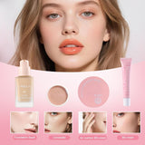 Fynqwor Kit de maquillaje, juego de maquillaje, kit de maquillaje t...