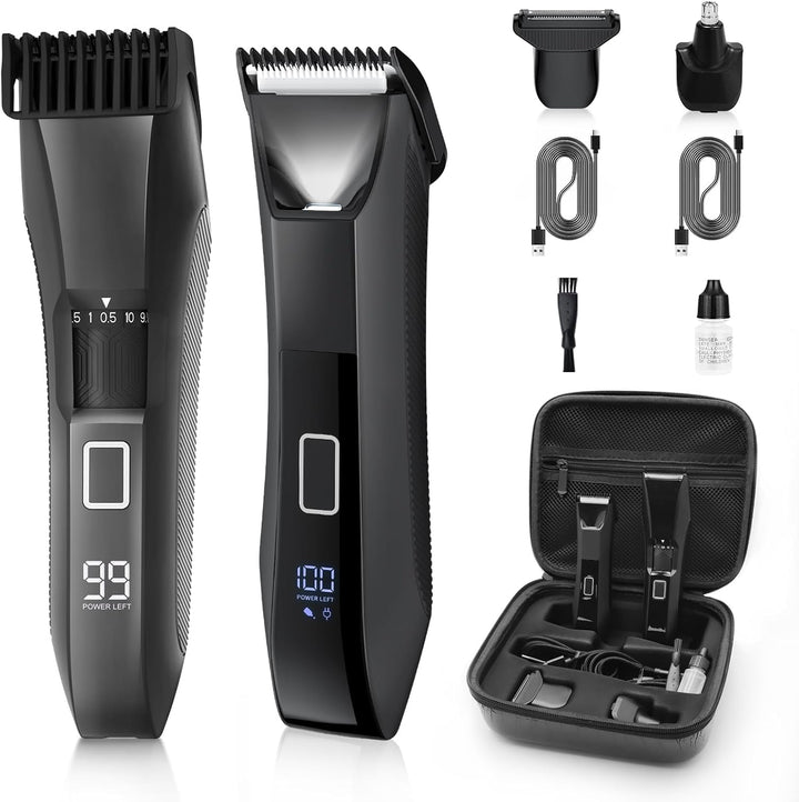 Manscape 4 en 1 - Recortadora de barba y cuerpo para hombre, afeita...