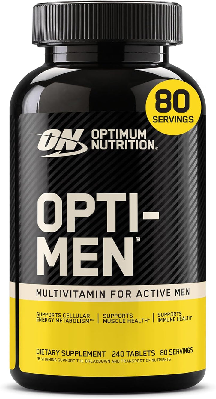 Optimum Nutrition Opti-Men - Multivitamínico diario para hombres, s...