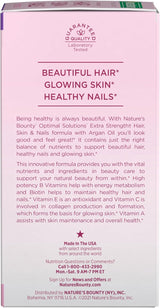 Nature's Bounty Cabello, Piel y Uñas Avanzado, Suplemento Vitam...