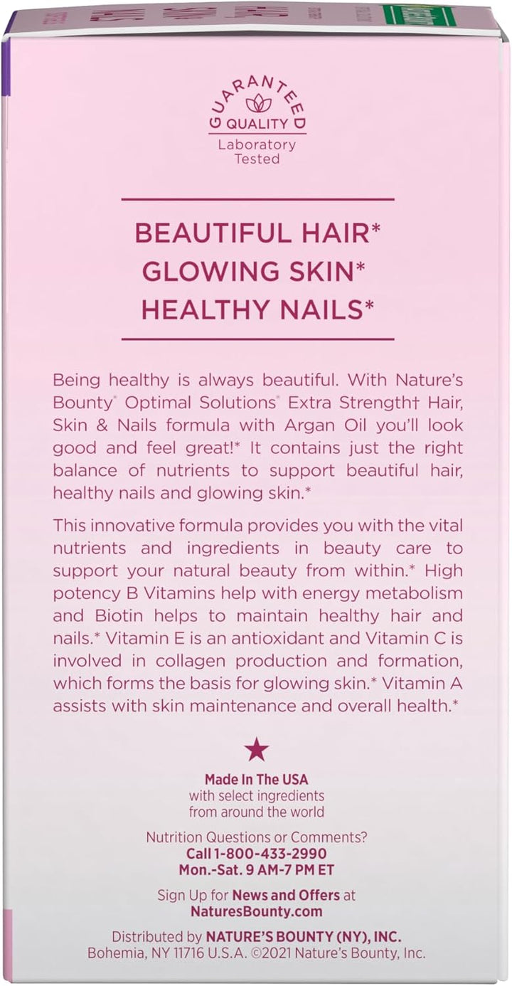 Nature's Bounty Cabello, Piel y Uñas Avanzado, Suplemento Vitam...