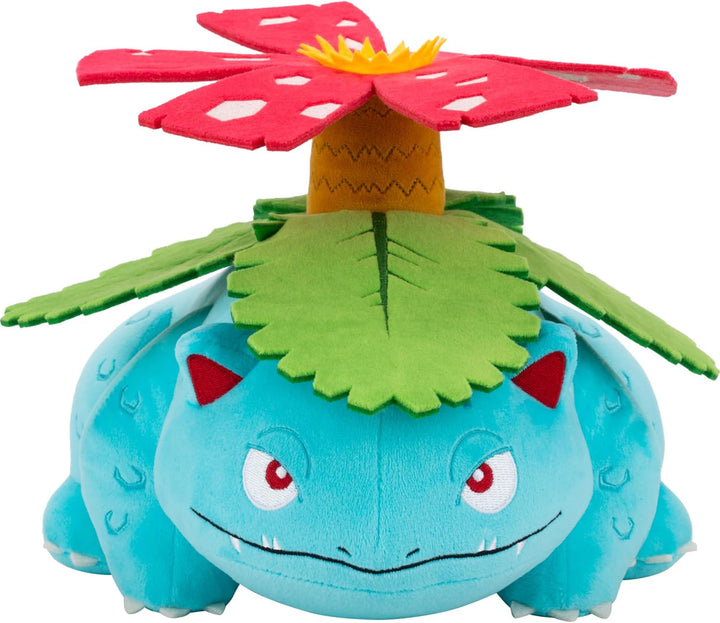 Pokemon Venusaur - Peluche suave de 12 pulgadas con detalles autént...