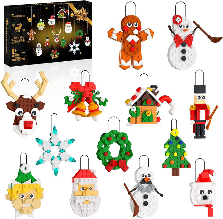 Nubee Kit de construcción de adornos de Navidad, árbol de Navidad,...