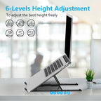 Gogoonike Soporte ajustable para laptop elevador portátil